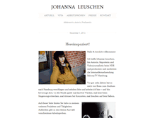 Tablet Screenshot of johanna-leuschen.de
